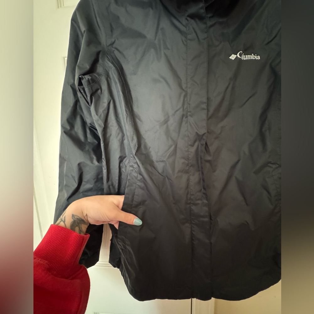 Columbia Women's Charcoal Hooded Ski Jacket - Picture 2 of 8